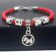 Best Friend Hand-Woven Rope Bracelet (Red)