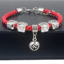 Best Friend Hand-Woven Rope Bracelet (Red)