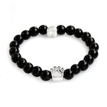 Best Friend Stone Bead Bracelet (Granite)
