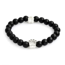 Best Friend Stone Bead Bracelet (Granite)