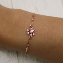 Elegant Rose Chain With Cute Dog Paw