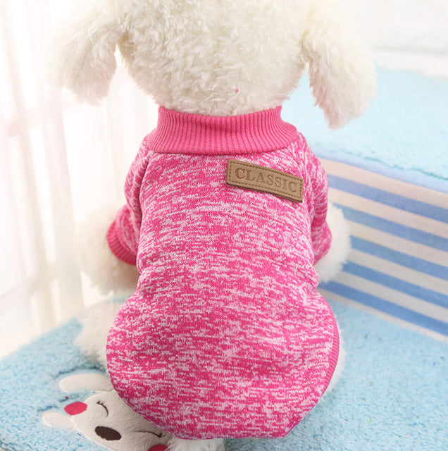 The Dapper Dog Classic Sweater (Pink)