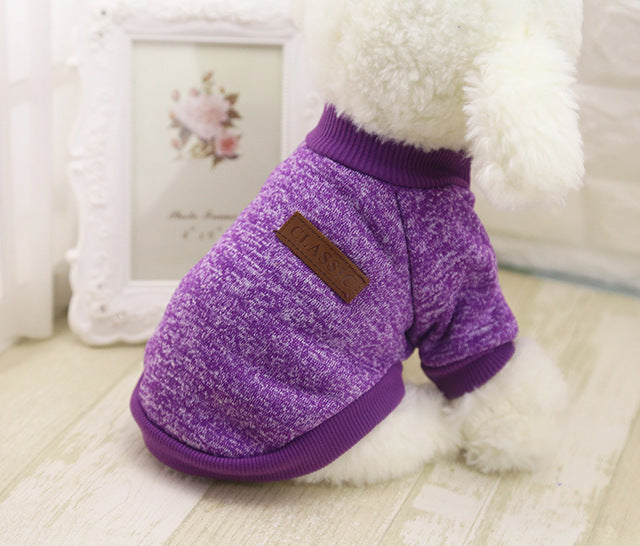 The Dapper Dog Classic Sweater (Violet)